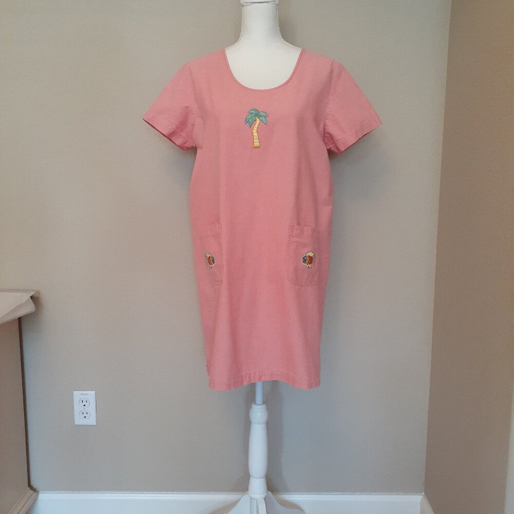 Blue J. Cotton Shift Dress